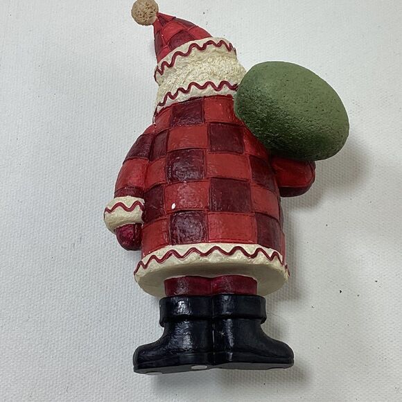 Christmas Santa Figure Ceramic Resin 5" - Picture 3 of 7